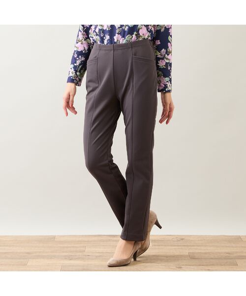 LOBJIE / ロブジェ その他パンツ | 【あったか素材・洗える・S~LLサイズ】ベーシックイージーパンツ | 詳細9