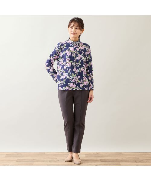 LOBJIE / ロブジェ その他パンツ | 【あったか素材・洗える・S~LLサイズ】ベーシックイージーパンツ | 詳細10