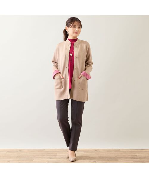 LOBJIE / ロブジェ その他パンツ | 【あったか素材・洗える・S~LLサイズ】ベーシックイージーパンツ | 詳細12