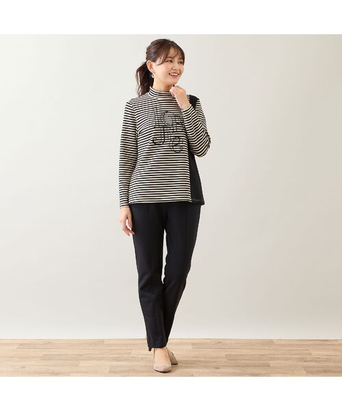 LOBJIE / ロブジェ その他パンツ | 【あったか素材・洗える・S~LLサイズ】ベーシックイージーパンツ | 詳細14