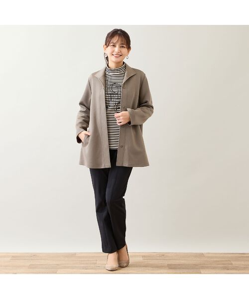 LOBJIE / ロブジェ その他パンツ | 【あったか素材・洗える・S~LLサイズ】ベーシックイージーパンツ | 詳細15