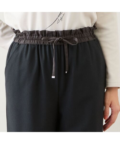 LOBJIE / ロブジェ その他パンツ | 【洗える】ピケニットワイドパンツ | 詳細11