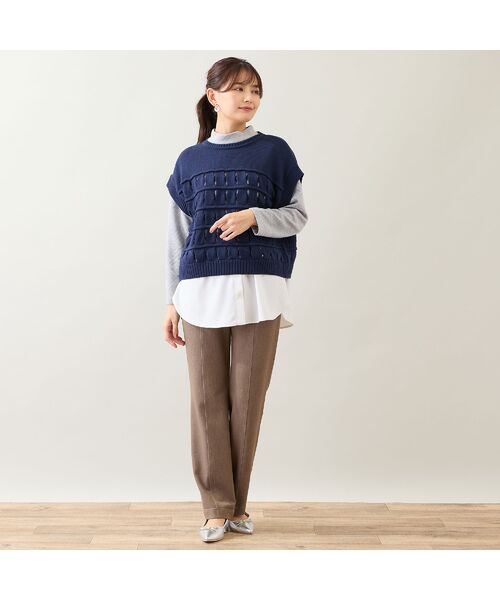 LOBJIE / ロブジェ その他パンツ | 【洗える・S~LLサイズ】ストレッチデニムパンツ | 詳細3