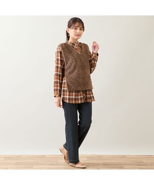 LOBJIE / ロブジェ その他パンツ | 【洗える・S~LLサイズ】ストレッチデニムパンツ | 詳細11