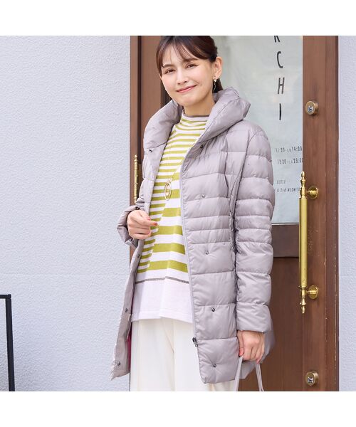 LOBJIE / ロブジェ ダウンジャケット・ベスト | 軽量タフタダウンコート | 詳細11