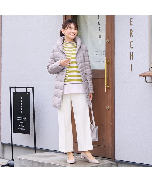 LOBJIE / ロブジェ ダウンジャケット・ベスト | 軽量タフタダウンコート | 詳細12