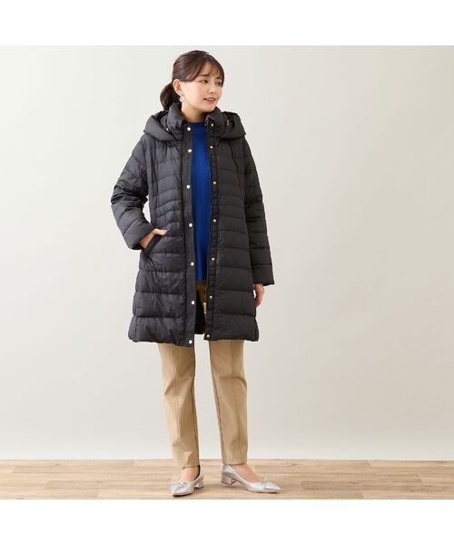 LOBJIE / ロブジェ ダウンジャケット・ベスト | 【一部店舗・WEB限定・フード取り外しOK】ロングダウンコート | 詳細12