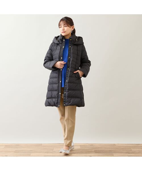 LOBJIE / ロブジェ ダウンジャケット・ベスト | 【一部店舗・WEB限定・フード取り外しOK】ロングダウンコート | 詳細13