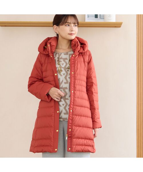 LOBJIE / ロブジェ ダウンジャケット・ベスト | 【一部店舗・WEB限定・フード取り外しOK】ロングダウンコート | 詳細14