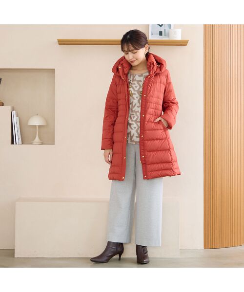 LOBJIE / ロブジェ ダウンジャケット・ベスト | 【一部店舗・WEB限定・フード取り外しOK】ロングダウンコート | 詳細15