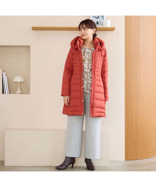 LOBJIE / ロブジェ ダウンジャケット・ベスト | 【一部店舗・WEB限定・フード取り外しOK】ロングダウンコート | 詳細16