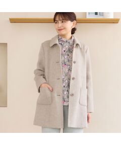 LOBJIE / ロブジェ ステンカラーコート | ステンカラーシャギーコート