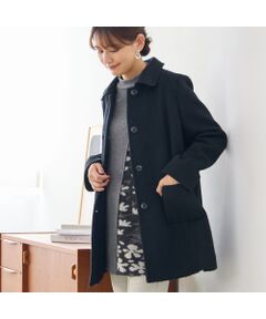 LOBJIE / ロブジェ ステンカラーコート | ステンカラーシャギーコート