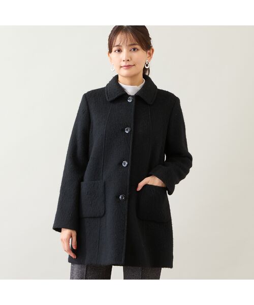 LOBJIE / ロブジェ ステンカラーコート | ステンカラーシャギーコート | 詳細5