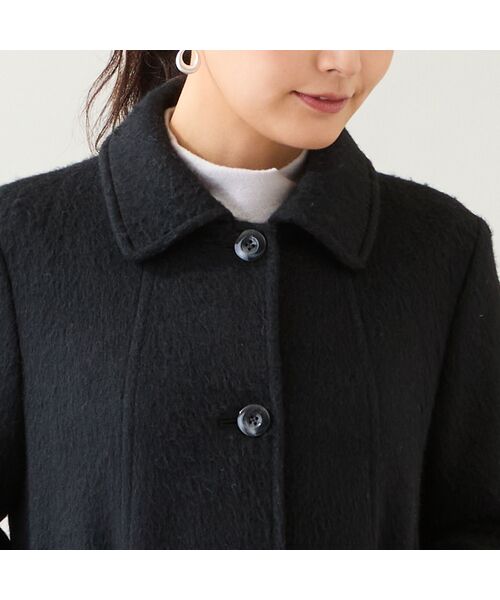 LOBJIE / ロブジェ ステンカラーコート | ステンカラーシャギーコート | 詳細7