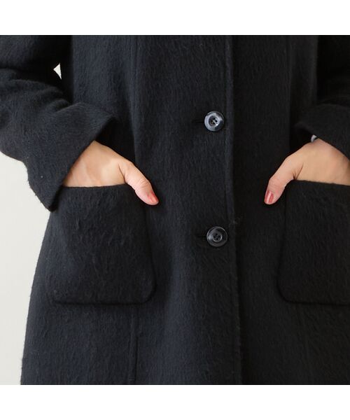 LOBJIE / ロブジェ ステンカラーコート | ステンカラーシャギーコート | 詳細8