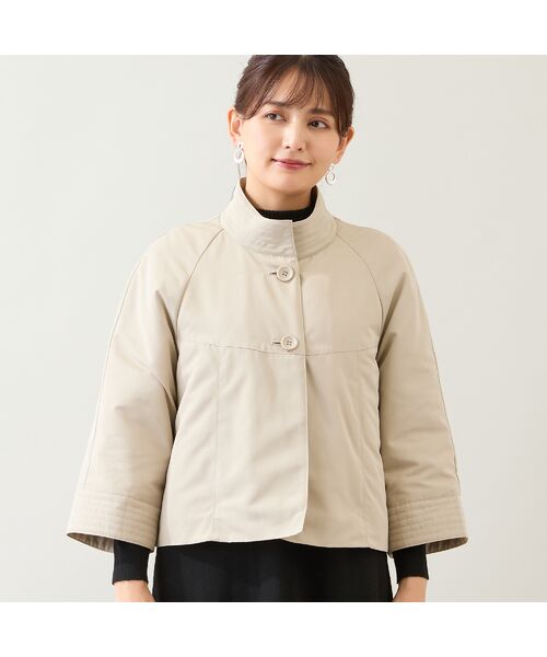 LOBJIE / ロブジェ その他アウター | 【キルティング裏地つき】Aラインジャケット | 詳細1