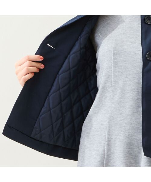 LOBJIE / ロブジェ その他アウター | 【キルティング裏地つき】Aラインジャケット | 詳細9