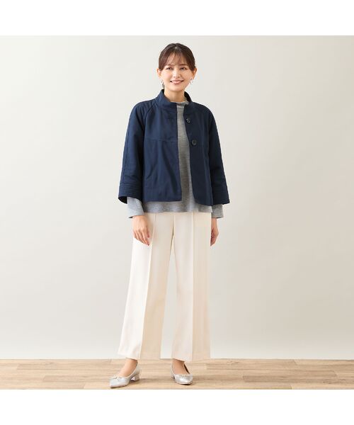 LOBJIE / ロブジェ その他アウター | 【キルティング裏地つき】Aラインジャケット | 詳細10