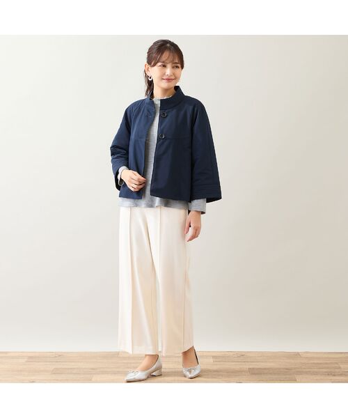 LOBJIE / ロブジェ その他アウター | 【キルティング裏地つき】Aラインジャケット | 詳細12