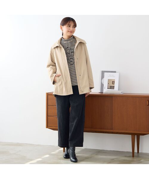 LOBJIE / ロブジェ ダウンジャケット・ベスト | パーテーションダウン ステンカラージャケット | 詳細3