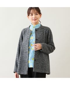 LOBJIE / ロブジェ その他アウター | スライバーニットAラインジャケット