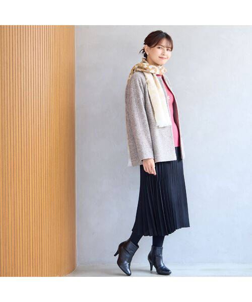 LOBJIE / ロブジェ その他アウター | スライバーニットAラインジャケット | 詳細3