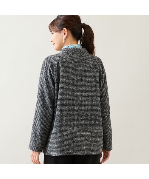 LOBJIE / ロブジェ その他アウター | スライバーニットAラインジャケット | 詳細6