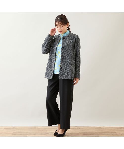 LOBJIE / ロブジェ その他アウター | スライバーニットAラインジャケット | 詳細13