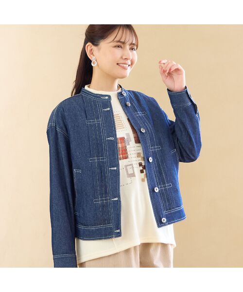 LOBJIE / ロブジェ ダウンジャケット・ベスト | デニム ダウンジャケット | 詳細5