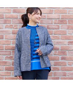 LOBJIE / ロブジェ ダウンジャケット・ベスト | 【一部店舗・WEB限定】ツイードダウンジャケット