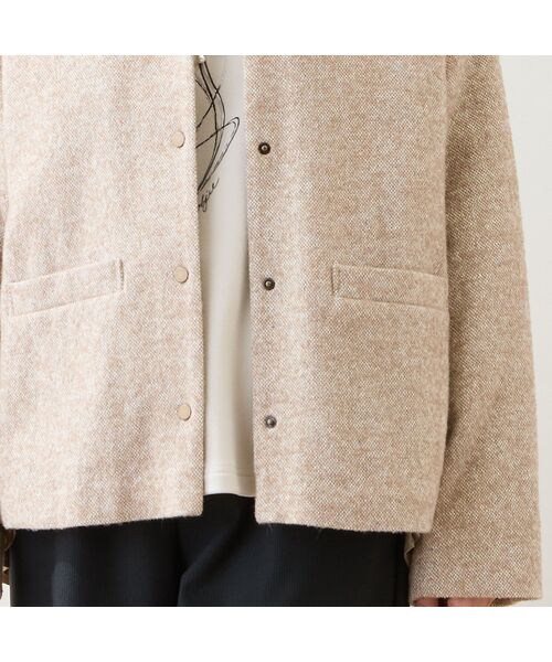 LOBJIE / ロブジェ ダウンジャケット・ベスト | 【一部店舗・WEB限定】ツイードダウンジャケット | 詳細2