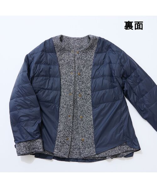 LOBJIE / ロブジェ ダウンジャケット・ベスト | 【一部店舗・WEB限定】ツイードダウンジャケット | 詳細11