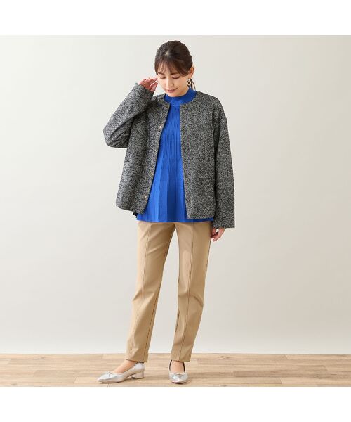 LOBJIE / ロブジェ ダウンジャケット・ベスト | 【一部店舗・WEB限定】ツイードダウンジャケット | 詳細15