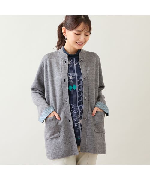 LOBJIE / ロブジェ カットソー | 【洗える・日本製】花幾何柄カットソー | 詳細7