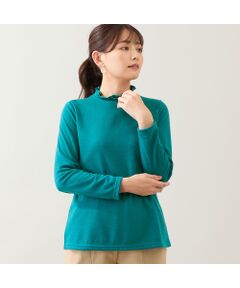 LOBJIE / ロブジェ カットソー | 【洗える・日本製】フリル襟カットソー