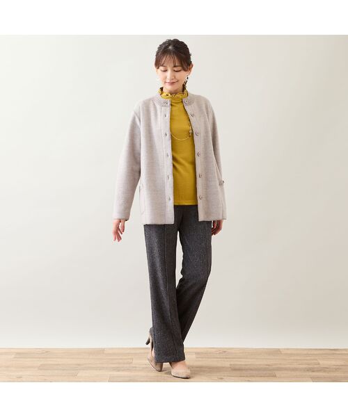 LOBJIE / ロブジェ カットソー | 【洗える・日本製】フリル襟カットソー | 詳細13