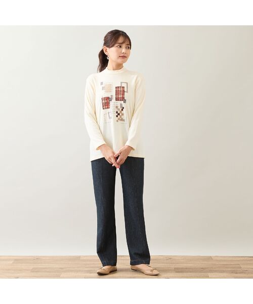 LOBJIE / ロブジェ カットソー | 【日本製】ブロック刺繍カットソー | 詳細3