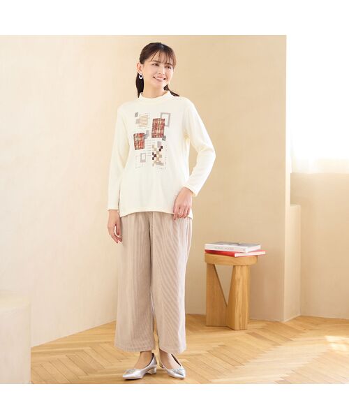 LOBJIE / ロブジェ カットソー | 【日本製】ブロック刺繍カットソー | 詳細6