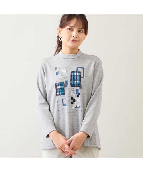 LOBJIE / ロブジェ カットソー | 【日本製】ブロック刺繍カットソー | 詳細10