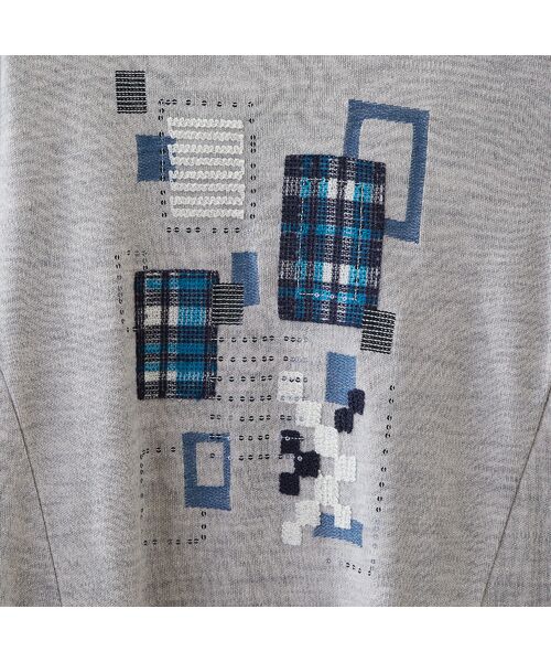 LOBJIE / ロブジェ カットソー | 【日本製】ブロック刺繍カットソー | 詳細12