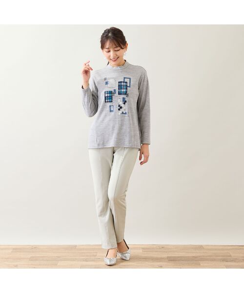 LOBJIE / ロブジェ カットソー | 【日本製】ブロック刺繍カットソー | 詳細13