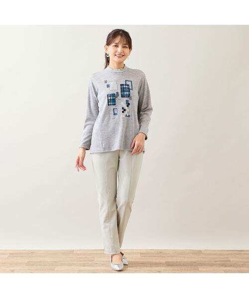 LOBJIE / ロブジェ カットソー | 【日本製】ブロック刺繍カットソー | 詳細14