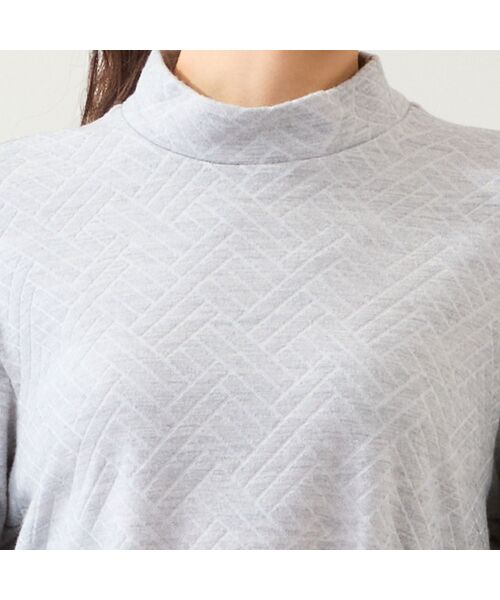 LOBJIE / ロブジェ カットソー | 【洗える】布帛ドッキングプルオーバー | 詳細3