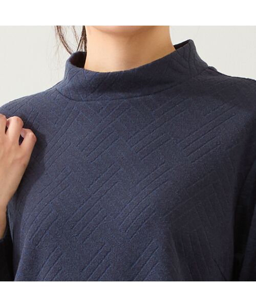 LOBJIE / ロブジェ カットソー | 【洗える】布帛ドッキングプルオーバー | 詳細10