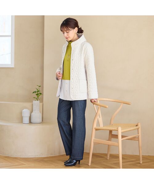 LOBJIE / ロブジェ カットソー | 【洗える】布帛ドッキングプルオーバー | 詳細17