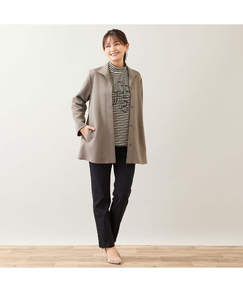 LOBJIE / ロブジェ カーディガン・ボレロ | 【洗える・日本製】LOBJIE刺繍 ボーダーカットソー | 詳細6