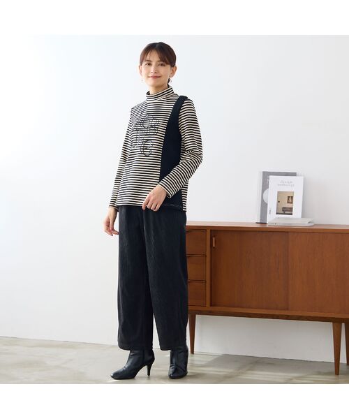 LOBJIE / ロブジェ カーディガン・ボレロ | 【洗える・日本製】LOBJIE刺繍 ボーダーカットソー | 詳細7