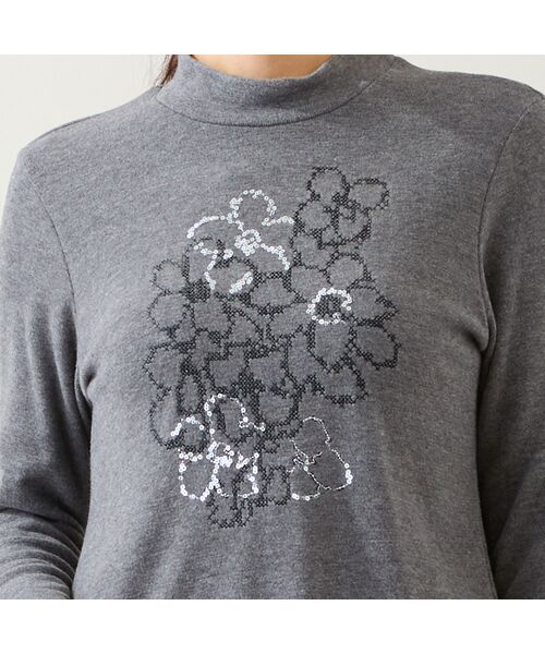 LOBJIE / ロブジェ カットソー | 【洗える・日本製】花刺繍カットソー | 詳細10