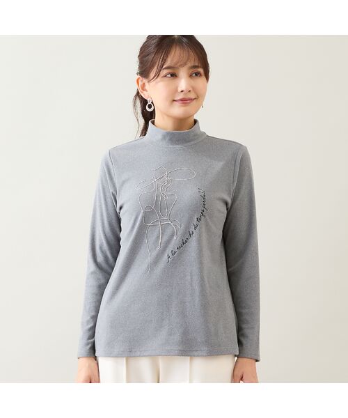 LOBJIE / ロブジェ カットソー | 【洗える】ボールチェーン刺繍カットソー | 詳細2